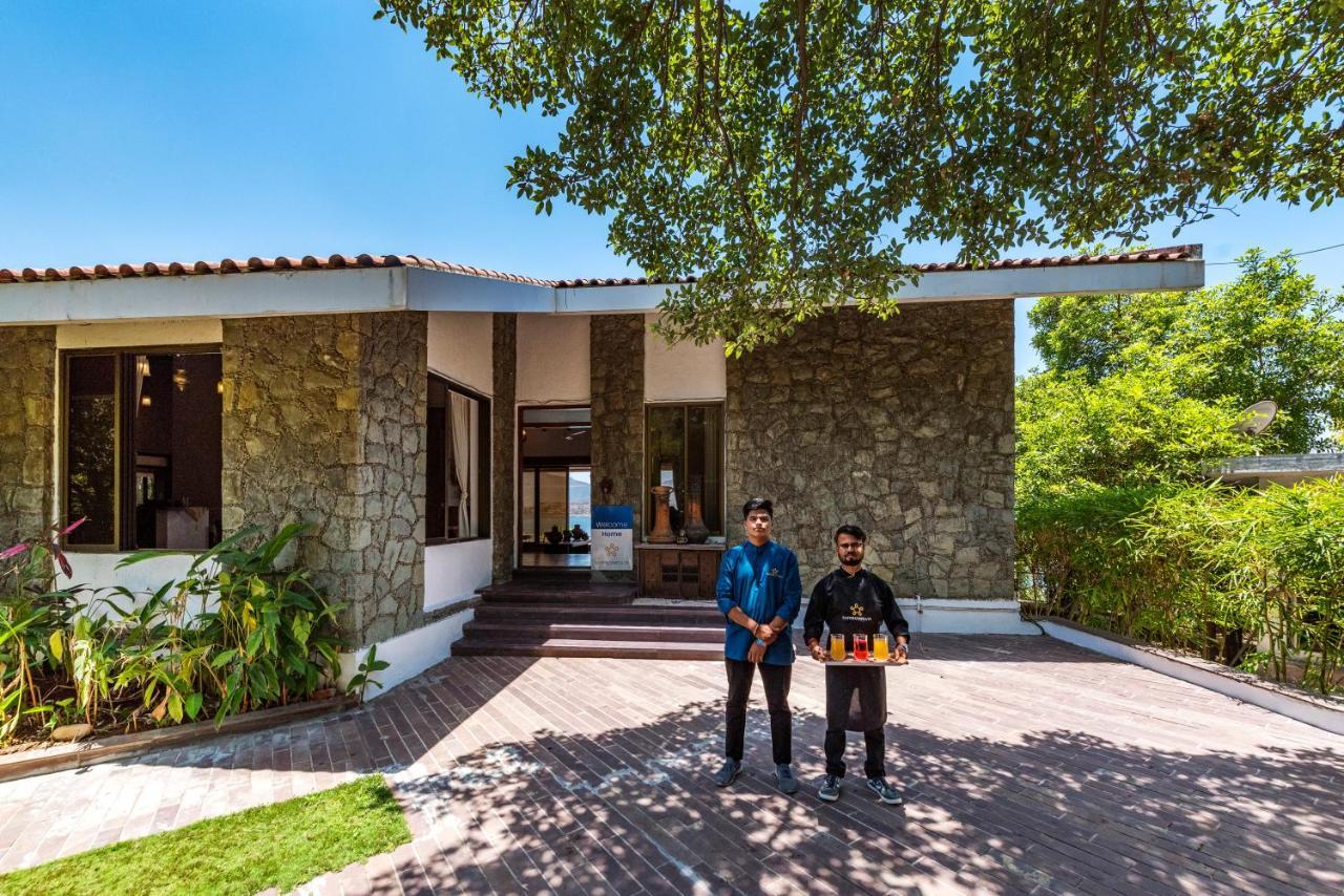 Saffronstays Shambhala Lakeside-Infinity Pool Villa In Pawna Malavli Exterior foto
